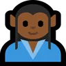 Man Elf: Medium-Dark Skin Tone Emoji 🧝🏾‍♂️ image - Microsoft Windows 10 Segoe UI Emoji style