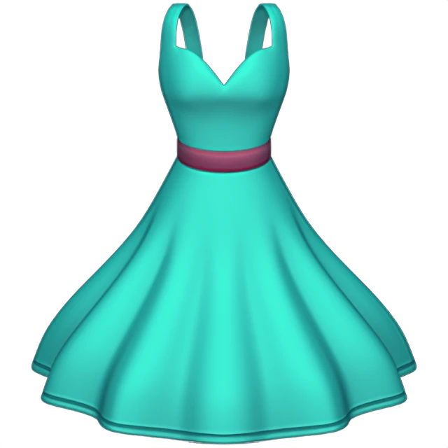 blue dress emoji pastel blue dress emoji
