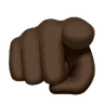 Index Pointing At The Viewer: Dark Skin Tone Emoji 🫵🏿 image - Huawei Harmony OS style