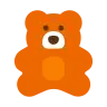 Teddy Bear Emoji 🧸 image - Tossface style
