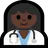 Woman Health Worker: Dark Skin Tone