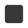 Эмодзи Черный большой квадрат ⬛ image - Skype style