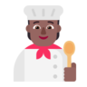 Cook: Medium-Dark Skin Tone Emoji 🧑🏾‍🍳 image - Microsoft Classic 2D style