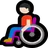 Man In Manual Wheelchair: Light Skin Tone