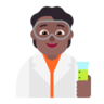 Scientist: Medium-Dark Skin Tone Emoji 🧑🏾‍🔬 image - Microsoft Classic 2D style