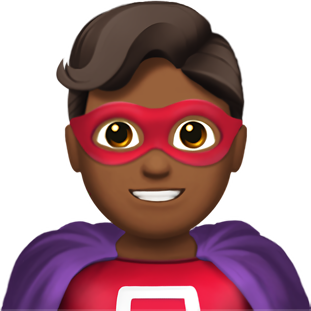 Man Superhero: Medium-Dark Skin Tone