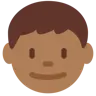Boy: Medium-Dark Skin Tone Emoji 👦🏾 image - Twitter / X (Twemoji) style