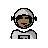 Woman Astronaut: Medium-Dark Skin Tone
