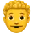 Man: Curly Hair