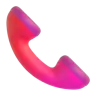 Telephone Receiver Emoji 📞 image - Microsoft 3D Fluent style