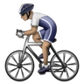 Person Biking: Medium Skin Tone Emoji 🚴🏽 image - Huawei Harmony OS style