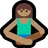Person In Lotus Position: Medium Skin Tone