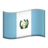 Flag: Guatemala Emoji 🇬🇹 image - Apple style