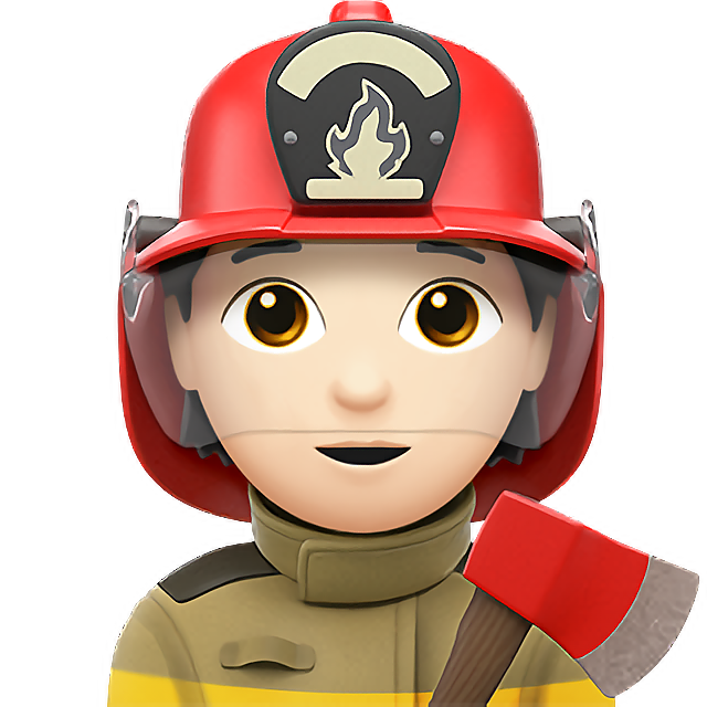 Firefighter: Light Skin Tone