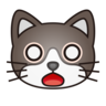 Face de chat lasse Emoji 🙀 image - Emojidex style