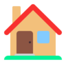 Emoji Costruzione di una casa 🏠 image - Microsoft Classic 2D style