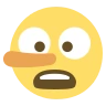 Visage couché Emoji 🤥 image - EmojiTwo style