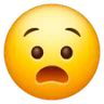 Rosto angustiado Emoji 😧 image - Samsung style