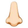Nose: Light Skin Tone Emoji 👃🏻 image - Google Noto Color Animated style