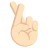 Crossed Fingers: Light Skin Tone