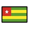 Flag: Togo Emoji 🇹🇬 image - OpenMoji style