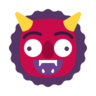 日本食人魔 Emoji 👹 image - Microsoft Classic 2D style