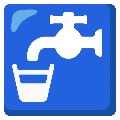 Simbolo dell'acqua potabile
