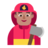 Man Firefighter: Medium Skin Tone
