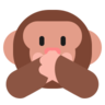 Macaco fala-não-mal Emoji 🙊 image - Microsoft Classic 2D style