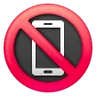 Nenhum celular Emoji 📵 image - Samsung style