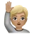 Person Raising Hand: Medium-Light Skin Tone