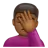 Person Facepalming: Medium-Dark Skin Tone