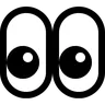 Eyes Emoji 👀 image - Microsoft Windows 10 Segoe UI Emoji style