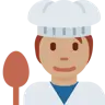 Cook: Medium Skin Tone Emoji 🧑🏽‍🍳 image - Twitter / X (Twemoji) style