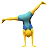 Man Cartwheeling