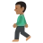 Person Walking: Medium-Dark Skin Tone