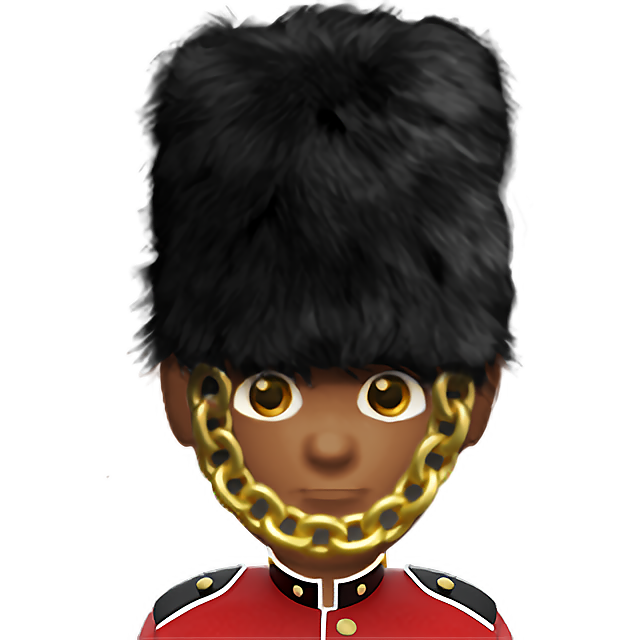 Man Guard: Medium-Dark Skin Tone