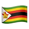 Flag: Zimbabwe Emoji 🇿🇼 image - Apple style