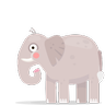Emoji Elefánt 🐘 image - Skype style