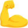 Emoji Bicipite flessibile 💪 image - Facebook Messenger (2016) style