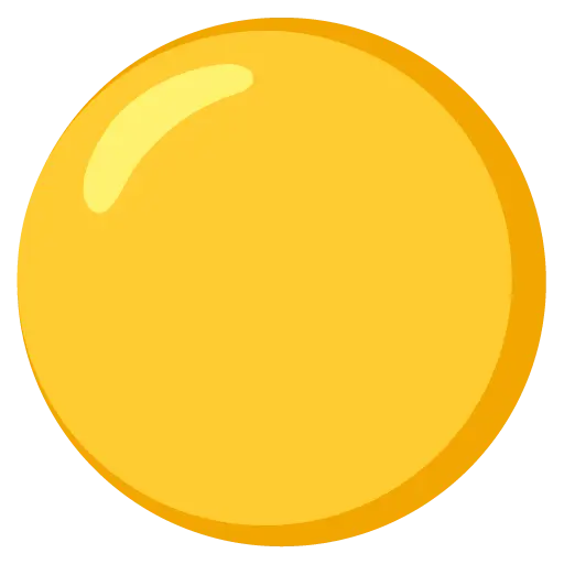 Gran círculo amarillo