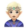 Elf: Light Skin Tone Emoji 🧝🏻 image - Huawei Harmony OS style