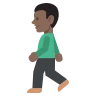 Person Walking: Dark Skin Tone Emoji 🚶🏿 image - EmojiTwo style
