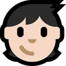 Child: Light Skin Tone Emoji 🧒🏻 image - Microsoft Windows 10 Segoe UI Emoji style