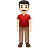 Man Standing: Light Skin Tone