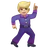Man Dancing: Medium-Light Skin Tone