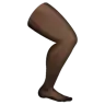 Leg: Dark Skin Tone Emoji 🦵🏿 image - WhatsApp style