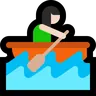 Woman Rowing Boat: Light Skin Tone Emoji 🚣🏻‍♀️ image - Microsoft Windows 10 Segoe UI Emoji style