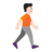 Person Walking Facing Right: Light Skin Tone