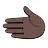 Leftwards Hand: Dark Skin Tone